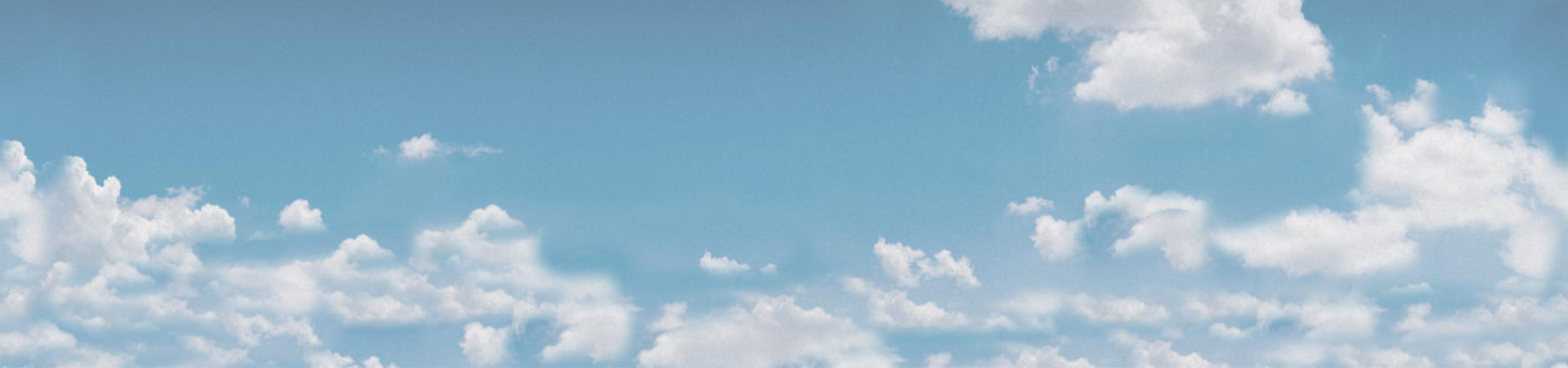 Picture of a blue sky with clouds